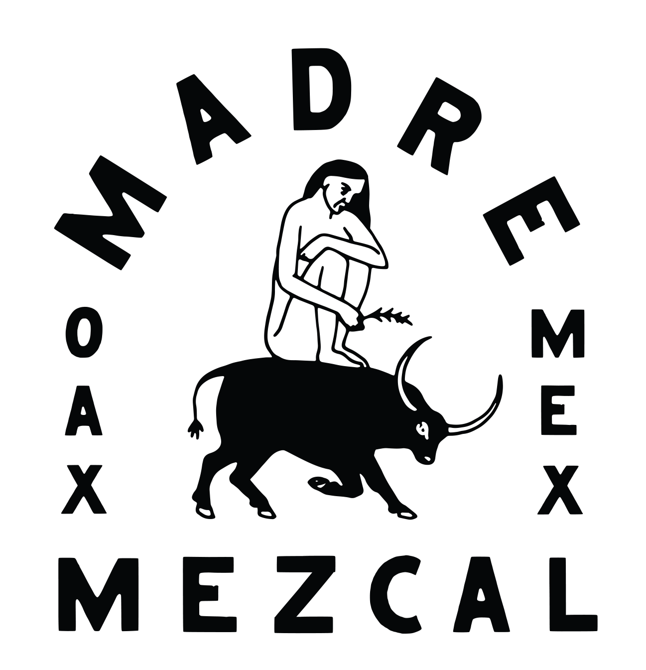 Madre Mezcal Logo A woman and a bull