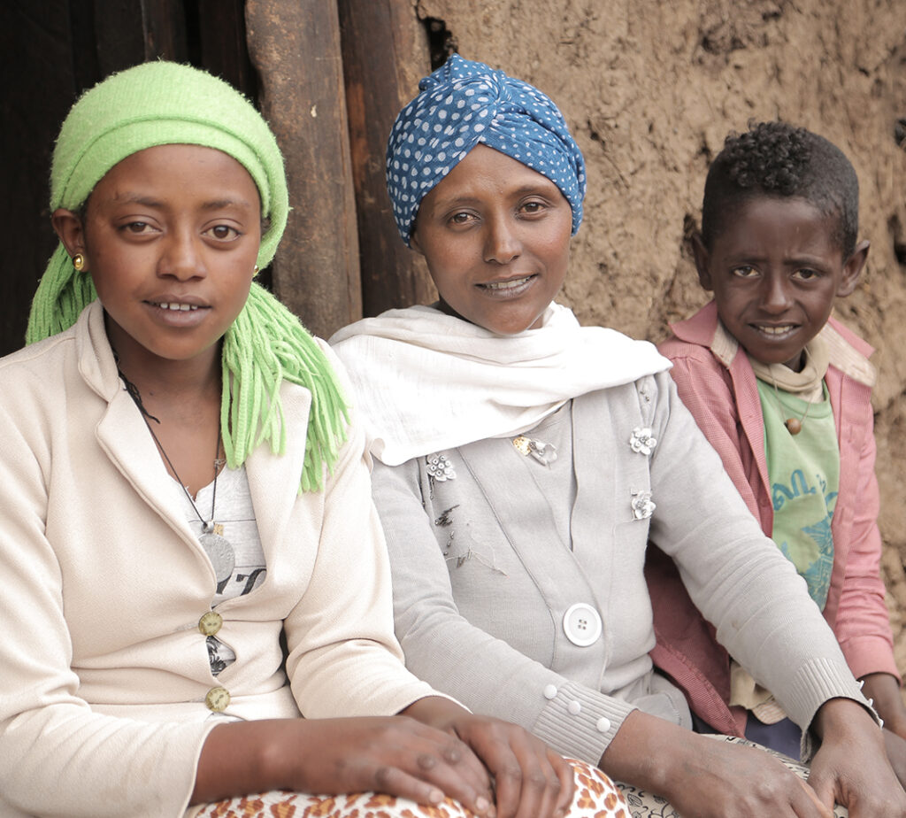 Family in Ethiopia.
