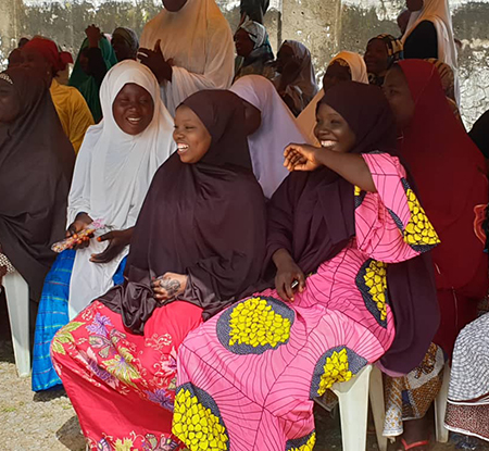 Women in Nigeria at an advocacy event. Photo credit: Ignacio Gomez-Arroyo Bernabeu for WRA Nigeria.
