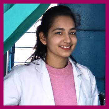 Portrait of Community Health Officer Divya Singh from Bihar, India.